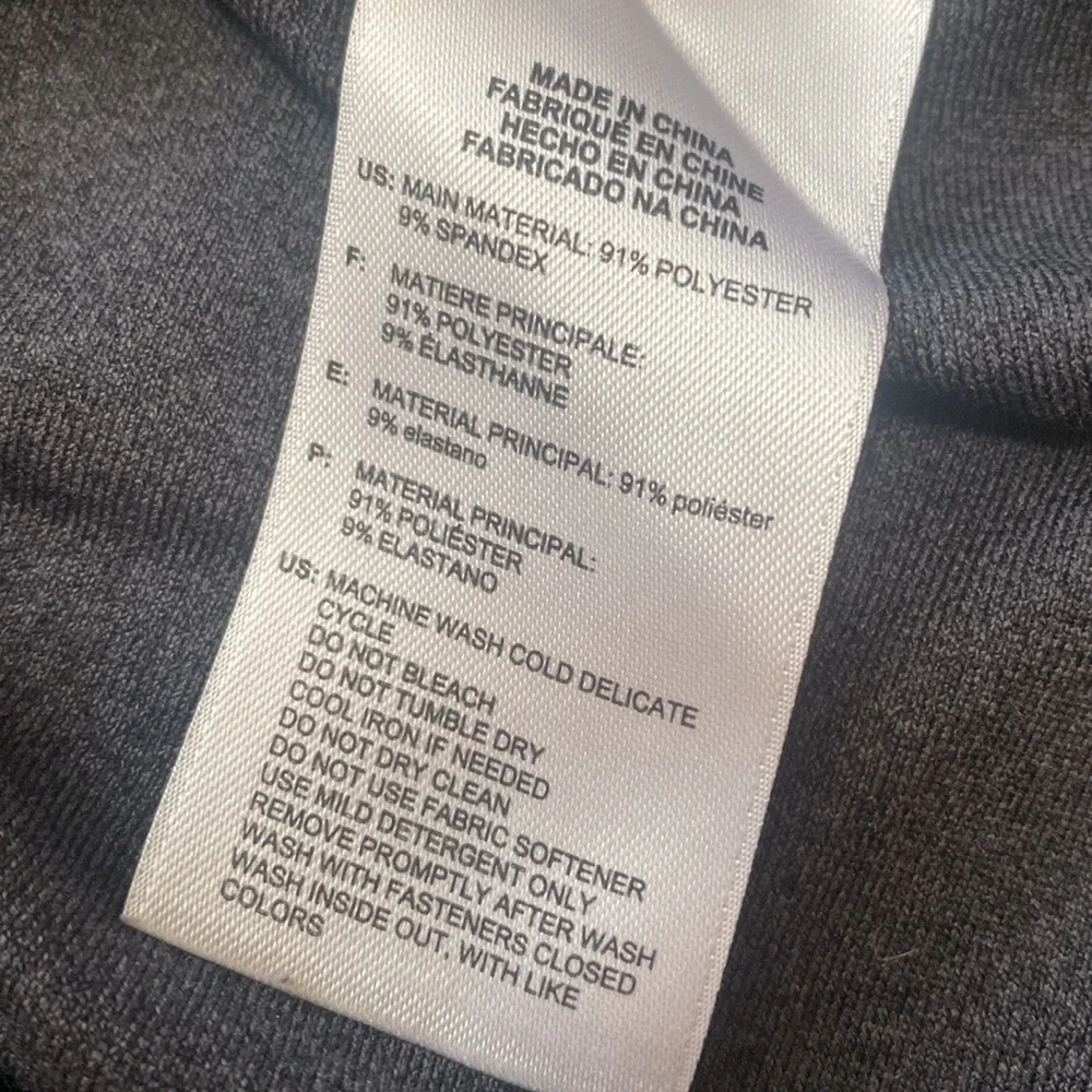 Adidas Mens L Golf Pullover. Grey. Ghost Tree Invitation Patch.